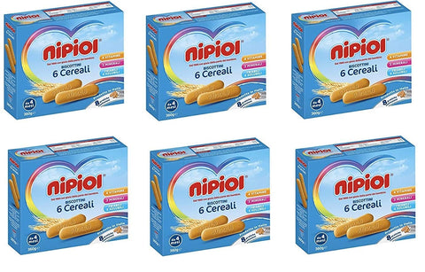 Nipiol Kekse 6x Nipiol il biscottini biscuits kinder kekse ab 6 Monaten 360g 8001040089651