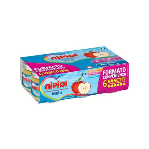 Nipiol Omog Mela 6pz 1x80g Original italienisch Öle