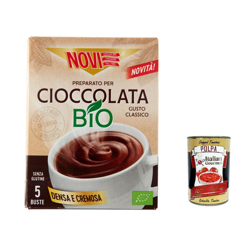 Novi Kakao & Heiße Schokolade Novi BIo Cioccolato caldo Classico heiße schokolade istant chocolate schoko 5x 25g italienisch Original 8006380225653