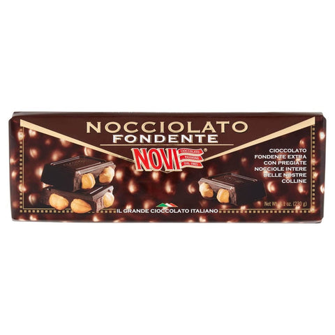 Novi Kategorien Novi Schokolade Novi Zartbitterschokolade Haselnuss Schokolade Novo Schokolade 230 Gramm Total italienisch Original 8006380217221