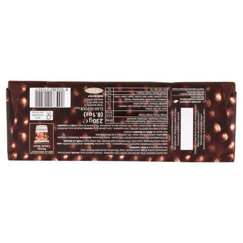 Novi Knabberartikel 6x MHD 07/2026 Novi Nocciolato Fondente dunkle Schokolade riegel mit ganzen Haselnüssen hazelnut chocolate bar 230g 8006380217221