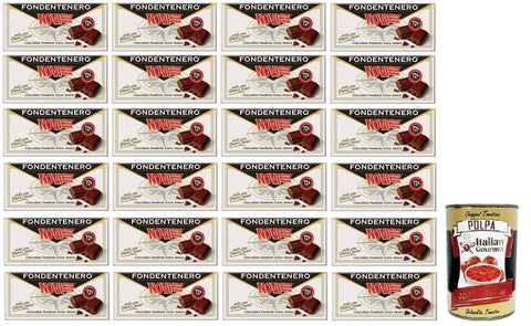 Novi Fondentenero Intensive Extra Dunkle Schokolade 72% Kakao 24x 100g italienisch Original