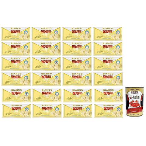 Novi Schokolade Novi Cioccolato Bianco Weiße Schokolade 24x 100g italienisch Original 8006380212301