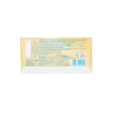 Novi Weihnachtssüßigkeiten Novi Bianco Cioccolato Bianco Weiße Schokolade 100g SONDERANGEBOT 8006380212301