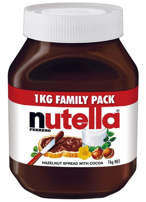 Nutella Schokoladenaufstrich Nutella Familly Pack 1Kg 3017620402135