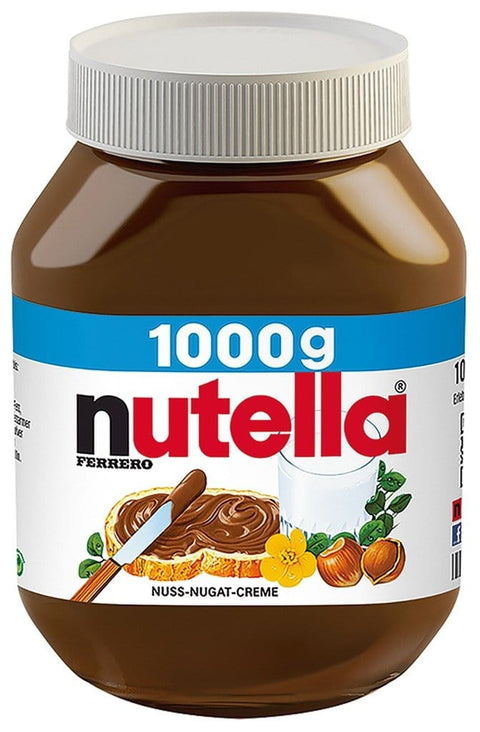 NUTELLA Schokoladenaufstrich nutella Vorratsglas, 1er Pack (1 x 1 kg) 4008400401829