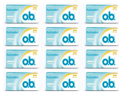 o.b. ProComfort normal 12x 16 Pads + 16 Stück italienisch Original