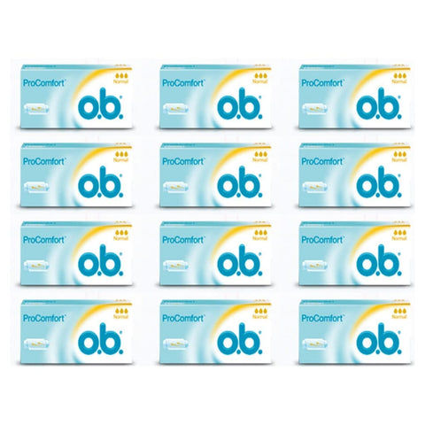 o.b. Tampons o.b. ProComfort normal 12x 16 Pads + 16 Stück italienisch Original