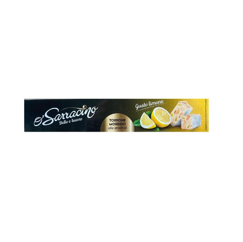 O' Sarracino Weihnachtssüßigkeiten O'Sarracino Torrone Morbido alle Arachidi al gusto di Limone 150gr 8032835016897