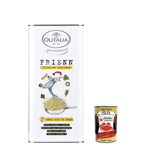 Olitalia Olio Frienn, öl aus 100% italienischer Samen erhalten, Ohne Palmöl, Italienisches Bratenöl. 5 lt italienisch Original
