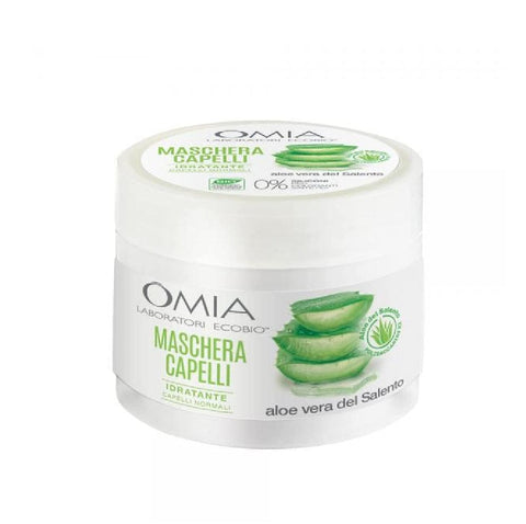Omia Balsamo Omia maschera capelli all'aloe del Salento feuchtigkeitsspendende Haarmaske 250 ml - SONDERANGEBOT 8021983810044