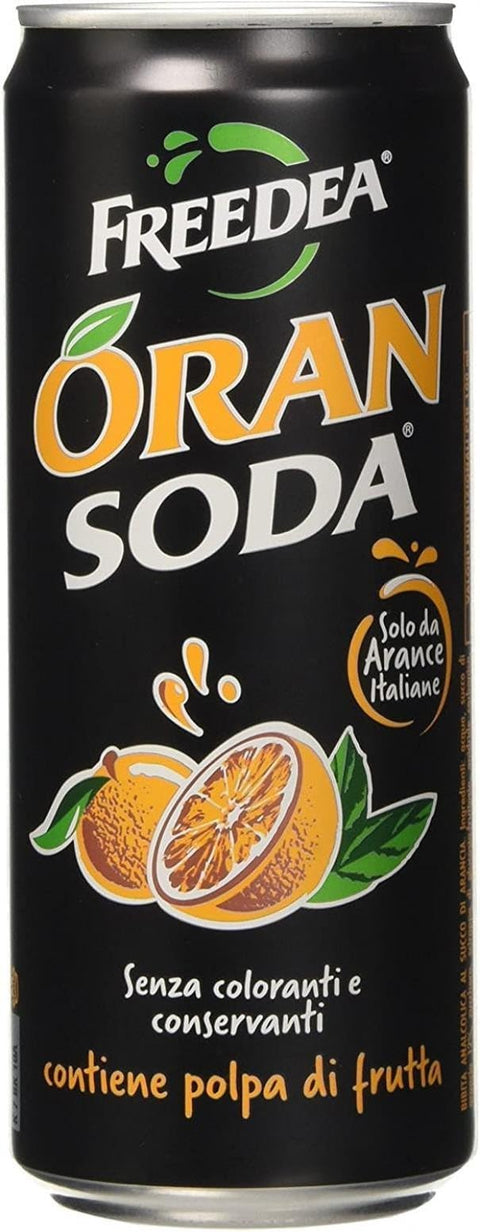 Oran Soda San pellegrino Dose Tonica getönten Erfrischend 330 ml 24x italienisch Original