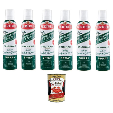 Original Natives Olivenöl Oliven Original italienisch Natives Olivenöl Extra Spray 6x 200 ml italienisch inkl. Italian Gourmet Polpa 400g 8032804040014