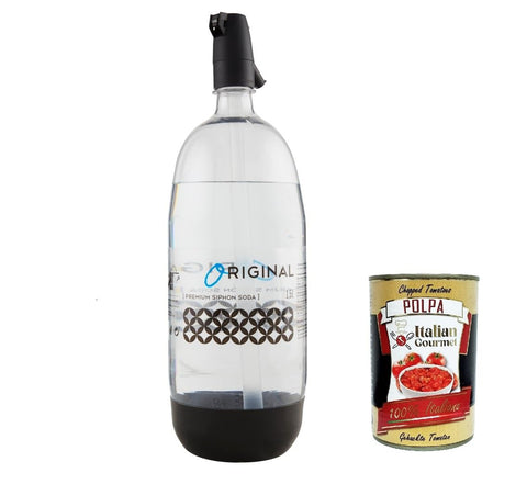 Original Premium Tonic Water Original Premiun Siphon Soda, Siphon fur cocktails, Siphon Sodawasser Sprudler 1,5 l italienisch