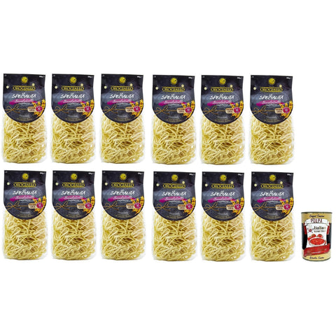 Oro Giallo Scialatielli Pasta,Italienische Nudeln aus Hartweizengrieß 500 g Internationale Nudeln italienisch Original