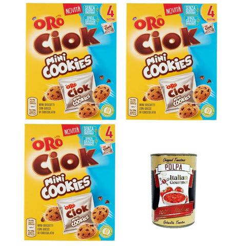 ORO Saiwa Brot & Backwaren ORO Saiwa Oro Ciock MiniCoockies Mini Schokoladenkekse 3x 160 gr Brot & Backwaren italienisch Original 8032804040014