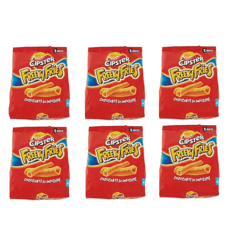 ORO Saiwa Chips ORO Saiwa Saiwa Chips Cipster freeky fries 6x 5 Portionstüten á 25 g kartoffel gesalzen italienisch Original