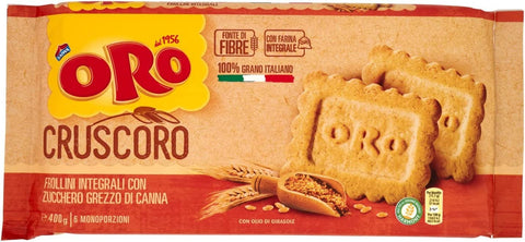 ORO SAIWA Kekse Oro Saiwa cruscoro 400g Italienisch brauner Zucker kekse biscuits cookies 8000090103683