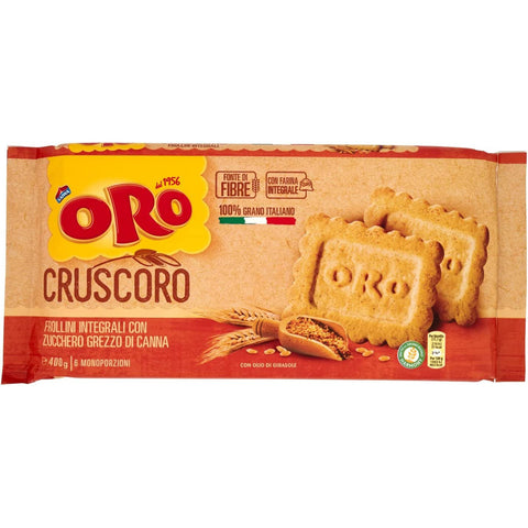 ORO SAIWA cruscoro brauner Zucker kekse biscuits cookies 1x400g Original italienisch