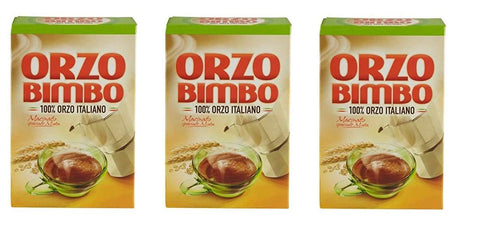 Orzo Bimbo gemahlen Mokka lösliche Gerste Getreidekaffee Kaffee 500 gr 3x Original italienisch