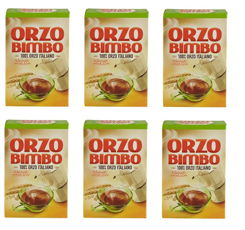 Orzo Bimbo gemahlen Mokka lösliche Gerste Getreidekaffee Kaffee 500 g 6x italienisch Original