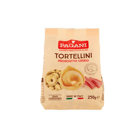 Pagani Pasta Pagani Tortellini al Prosciutto crudo mit Rohschinken 250g 8005180010209