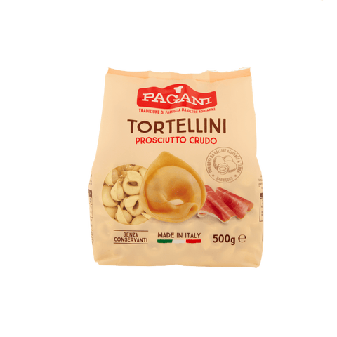 Pagani Pasta Pagani Tortellini al Prosciutto crudo mit Rohschinken 500g 8005180010506