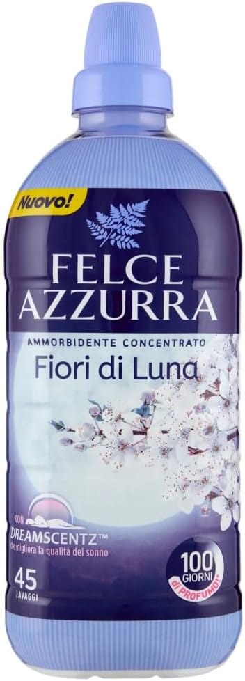 Paglieri Weichspüler Felce Azzurra Ammorbidente Concentrato Fiori Di Luna, Weichspüler Konzentrat Duftende, 45 Washes, 900Ml