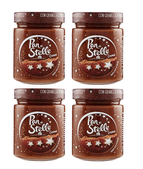 Pan di Stelle Crema Spalmabile Haselnuss Streichfähige Sahne [ 4 x 480 gr ] italienisch Original
