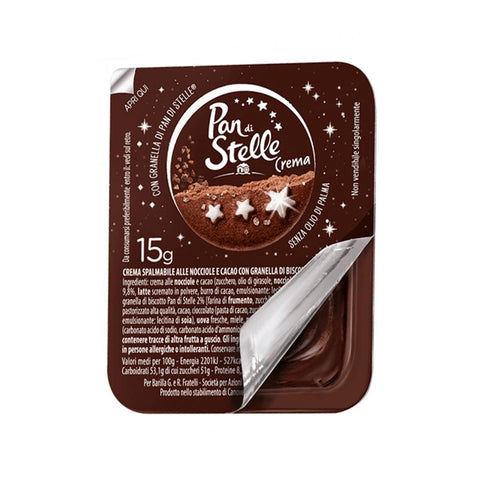 Pan di Stelle SPREADABLE CREAM TRAY 126x15g Original italienisch Aufstrich