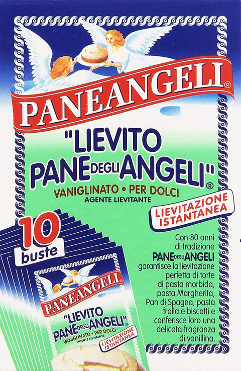 Paneangeli Lievito Vanigliato Per Dessert 12 Pezzi Da 1x160g Original italienisch Pudding- & Dessertpulver