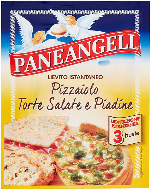 Paneangeli Lievito Pizzaiolo Torte Salate e piadine istant hefe Mischung 3x15g 3x Original italienisch