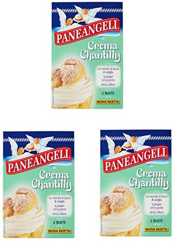 Paneangeli crema chantilly creme Chantilly-Creme Mischung kuchen 2x40 3x italienisch Original Gebäck