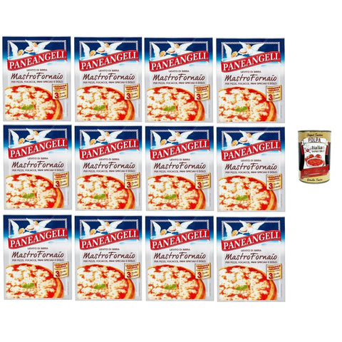 Paneangeli Lievito Trockenhefe Paneangeli Lievito di Birra Mastro Fornaio - Bierhefe - Vielseitig einsetzbare dehydrierte Hefe für herzhafte und süße Speisen - 12x21 g (3 Beutel à 7 g) 8032804040014