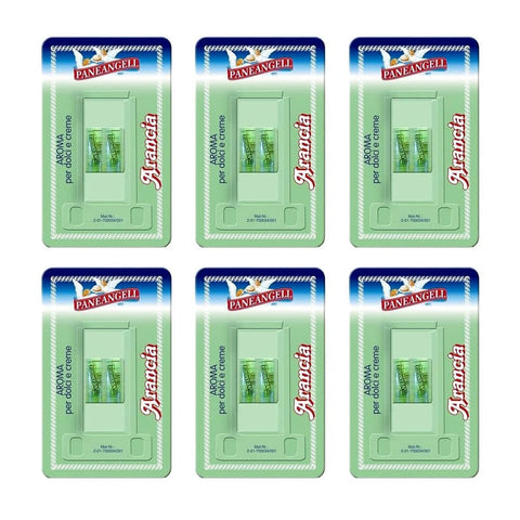 Paneangeli aroma Arancia Orange aroma für Kuchen & Cremes 6x 2x 2ml Original italienisch