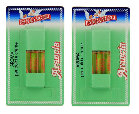 Paneangeli Arancia Aroma für Gebäck, zwei Vlies, je 1x2ml Original italienisch Natürlich