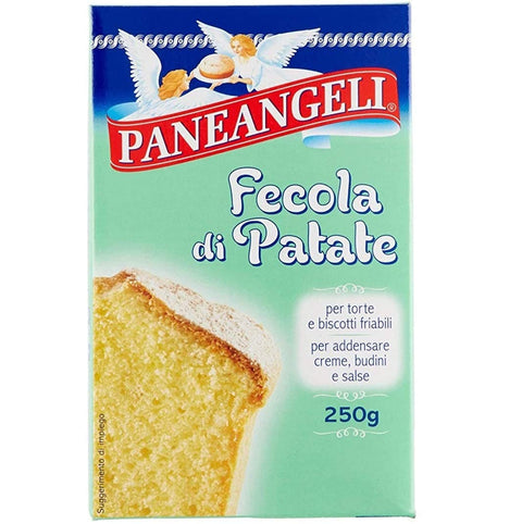 Paneangeli Fecola di Patate Kartoffelstärke für zarte Süßigkeiten Verdickungsmittel für Cremes und Saucen 3x250g Original italienisch