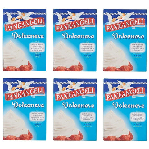Paneangeli Dolceneve Preparato per guarnire dolci zubereitet um Desserts zu garnieren Pflanzenprodukt 6x 100g + 300g italienisch Original