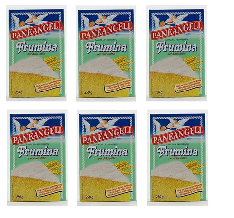 Paneangeli Frumina Für weiche und krümelige Desserts 6x250g Original italienisch Zutat