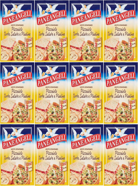 Paneangeli Lievito Pizzaiolo Torte Salate e Piadine istant hefe Mischung ( ) 100% Italienische Hefe 3x15 g 12x italienisch Original Gebäck