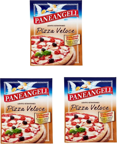 Paneangeli Lievito istantaneo Pizza veloce istant hefe Mischung kuchen 3x 26g Original italienisch
