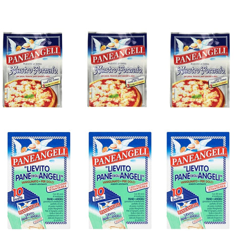 Paneangeli Lievito Scheibe Degli Angeli Hefe 10 Stuck 3x Original italienisch Zutat