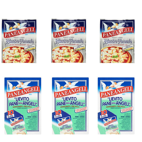 Paneangeli Lievito Scheibe Degli Angeli Hefe 10 Stuck 3x Original italienisch Zutat