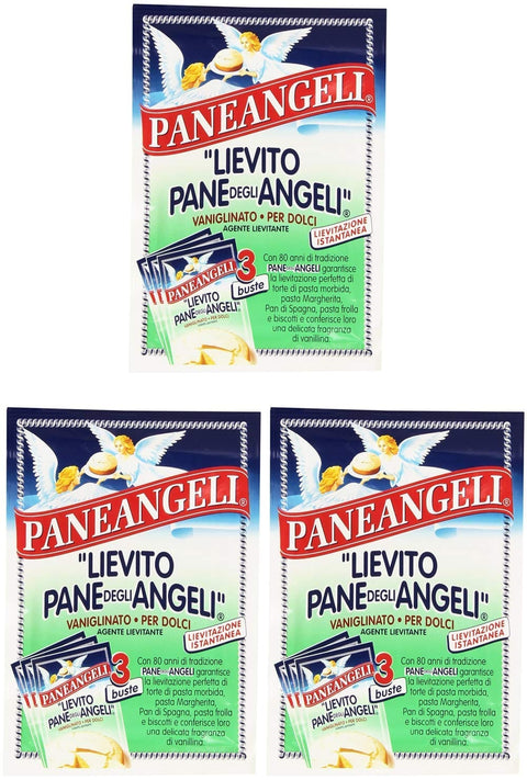Paneangeli lievito vanigliato 48g Sauerteig Vanille hefe (3 Beutel ) 3x 16g Original italienisch