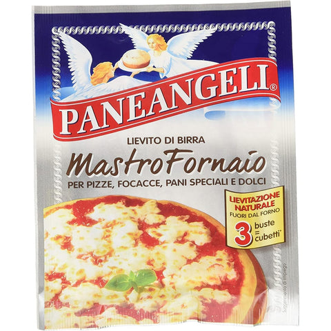 Paneangeli Trockenhefe Paneangeli Lievito di birra Mastro fornaio Bierhefe pizza Mischung kuchen 3x7 g Trockenhefe italienisch Original 8003000362705