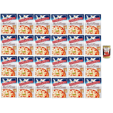 Paneangeli Trockenhefe Paneangeli Lievito di Birra Mastro Fornaio - Bierhefe - Vielseitig einsetzbare dehydrierte Hefe für herzhafte und süße Speisen - 24x 21g (3 Beutel à 7g) Original italienisch inkl. Italian Gourmet Polpa 400g 8032804040014