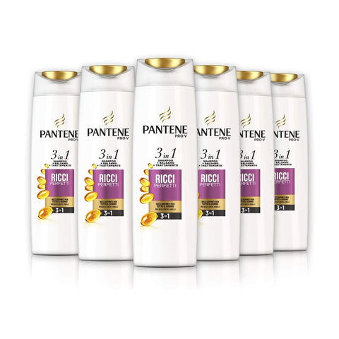 Pantene Shampoos Pantene Pro-V Shampoo Perfekte Locken mit Nährstoffen 6er Pack ( ) 6x250 ml italienisch Original 5410076457564