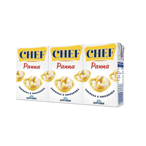 Parmalat Panna Chef Classica Sahne Kochcreme creme fur Koch 3x125ml Original italienisch Zutat