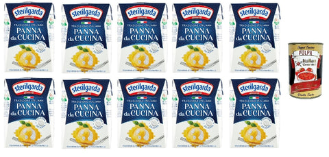 Parmalat Sterilgarda Panna da Cucina Kochsahne Packung 10 x 200 ml italienisch Original