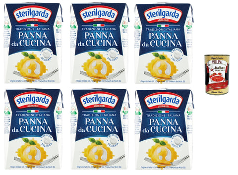 Parmalat Sterilgarda Panna da Cucina Kochsahne Packung Tradizione 6 x 200 ml italienisch Original